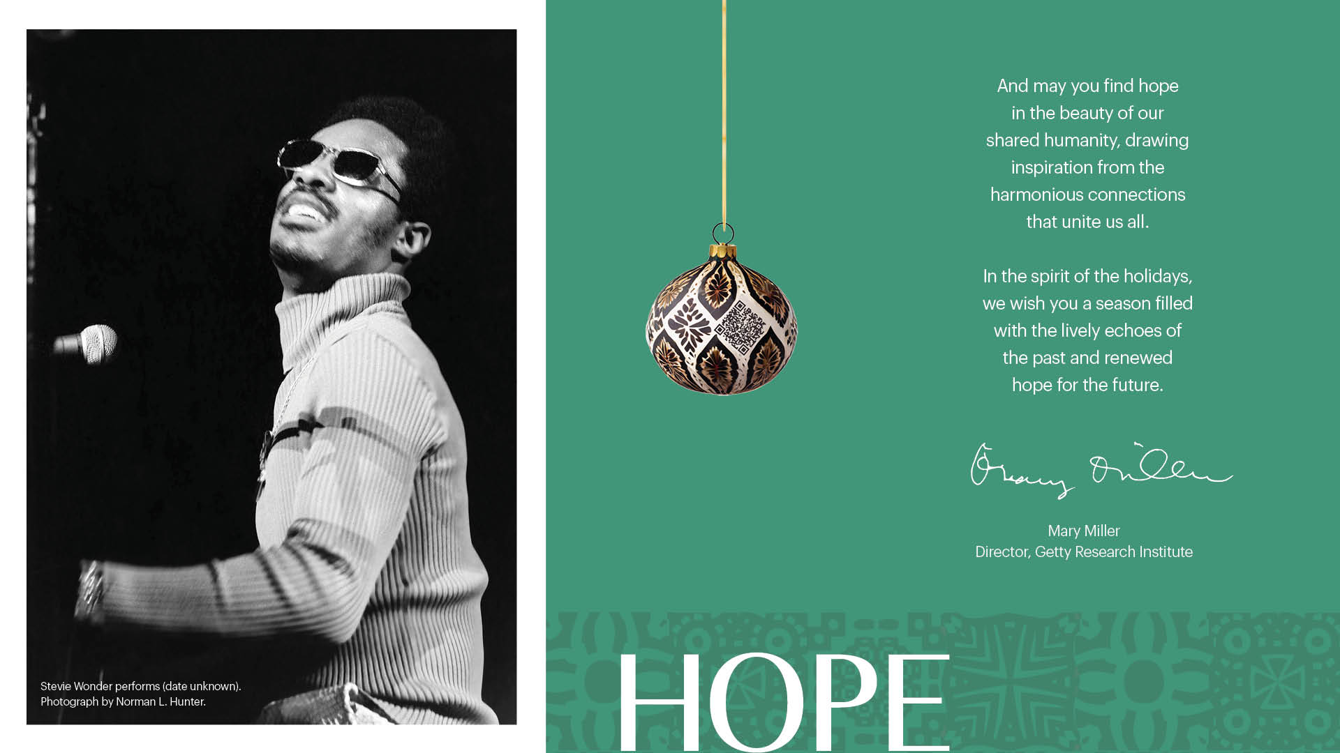 Johnson Publishing Company Archive Holiday Card Animation Screen